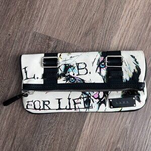 L.A.M.B For Life Fold Over Clutch Bag
